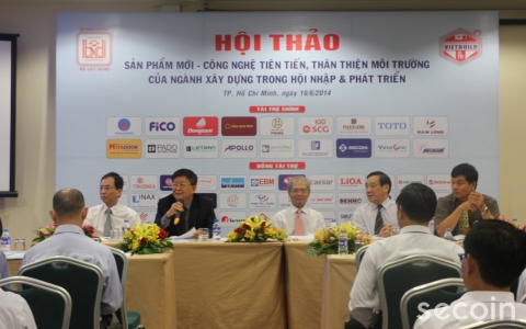 Hội thảo giới thiệu sản phẩm Ngói màu Seterra của Công ty Secoin tại Hội trợ triển lãm Quốc tế Vietbuild 2014 Tp. Hồ Chí Minh